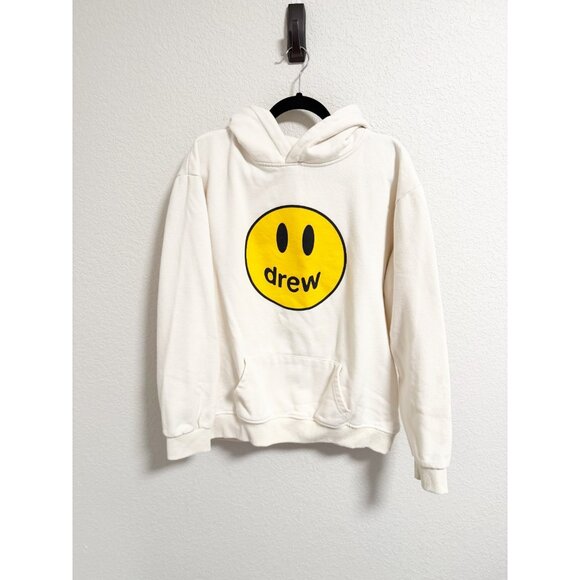 Drew House Mascot Hoodie Pullover Long Sleeve Fleece Crew Neck White Size 2XL - Picture 1 of 6